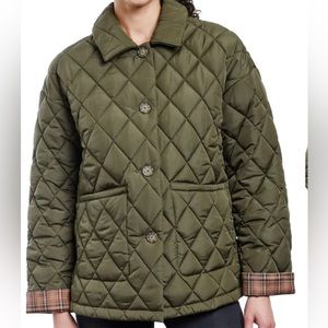 Lucky Brand Women’s Button Front Quilt Jacket